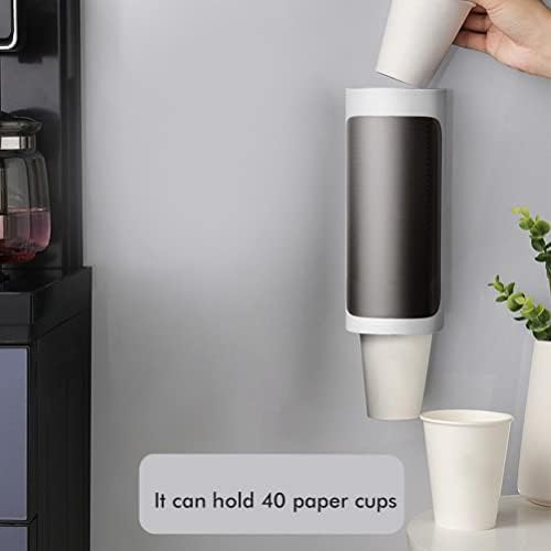 Suportes de copo de plástico para xícaras descartáveis ​​25 * 10 * 10 xícara de dispensador de água cooler titular de copo de parede para dispensador de copo para o escritório em casa