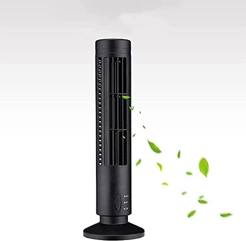 Nova versão Fan USB Tower Fan sem lâminas Torre de torre elétrica Mini ar condicionado vertical, fã sem lâmina para