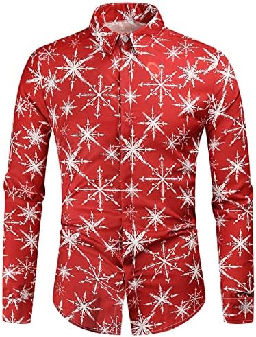 Camisas de Natal Ubst para homens