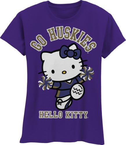 NCAA Connecticut Huskies Hello Kitty Pom Pom Girls 'Crew camiseta