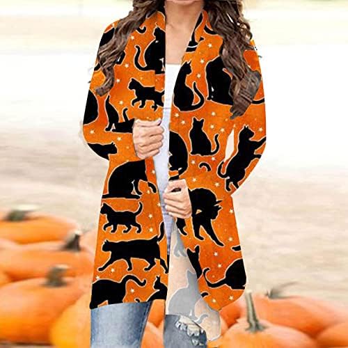 Narhbrg Y2K Cardigan Womens Halloween Jackets Casual Casual Plus Size Size Trendy Coats Party Club Night Night Sweater Tunic Tops