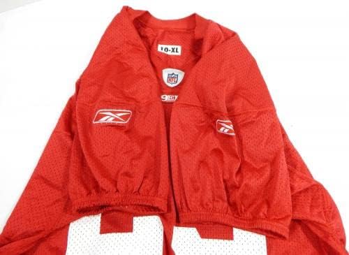 2010 SAN FRANCISCO 49ers DeShawn Lynn #29 Jogo emitido Jersey Red Practice XL 22 - Jogo da NFL não assinado Jerseys usados