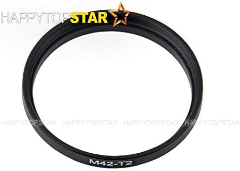 Metal M42 42mm 1mm Thread Pitch para T2 42mm 0,75mm macho a fêmea de 42 mm a 42mm adaptador de anel de acoplamento para filtro de lente