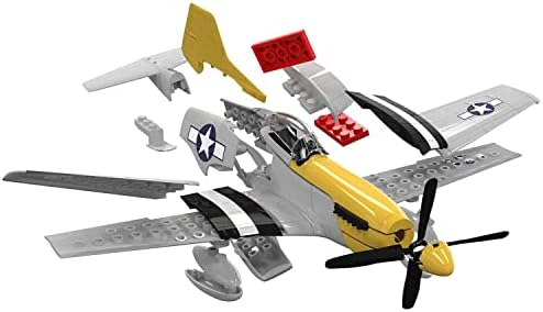 Airfix QuickBuild P-51D Mustang Airplane Building Modelo de Modelo de Plástico J6016