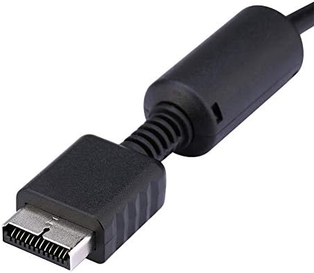 Multi Out Cable AV Cabo de alta definição Vídeo/cabo de áudio para o Sistema de jogos PlayStation PS2 PS3 HDTV ou EDTV Conector com conectores codificados por cores.