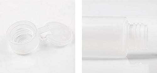 2pcs 200ml 6,8 onças brancas de plástico vazio garrafas de aperto com tampa de capa de flip shampoo loção para o chuveiro