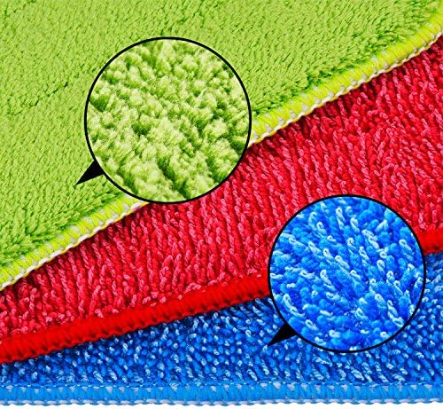 SHAPKY 3 PACK Microfiber Spray MOP PADRS SUBSTITUIÇÃO, Revele as almofadas de esfrego