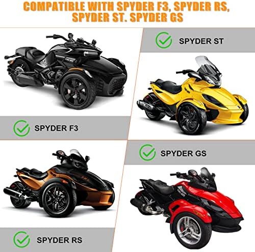 Tampa completa à prova d'água Substitua para o Spyder CAN-AM F3, 420d Oxford Hovery Duty Todo o tempo coberta com