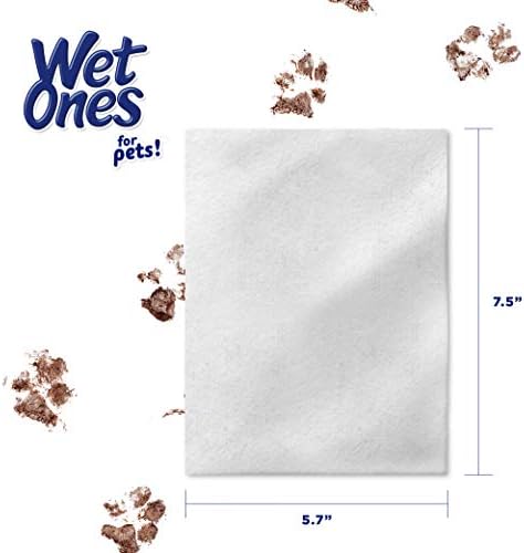 Os molhados para animais de estimação Paw & Tushie Dog Wipes com camomila | Limpos de cachorro para todos os cães