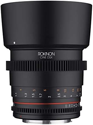 Rokinon 85mm T1.5 Lente DSX Cine DSX de alta velocidade de alta velocidade para Canon RF