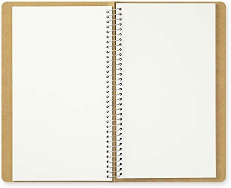 Viajantes 15247006 Notebook Spiral Ring, A5 Slim, Papel em aquarela, Borboleta branca