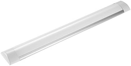 Luz de tubo LED de 2 pés, luminária de teto LED de 20W para garagem, bancada, armário, loja, corredor, branco quente
