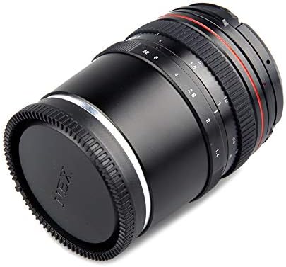 LightDow EF 50mm F1.4 Manual de telefoto médio e médio Foco Foco completo Lente de câmera Full Frame Para A9 A7R A7S A7 A6500 A6400 A6300 A6000 A5100 A5000 NEX-7 NEX-6 NEX-5T NEX-5R e CAMERAS DIGITAL Sem espelhos Digital