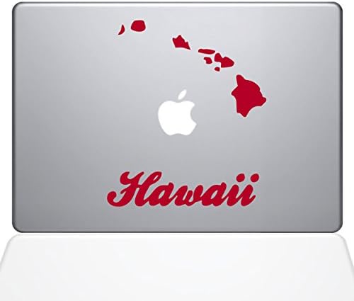 O adesivo de vinil do guru do decalque Havaí, 11 MacBook Air, rosa