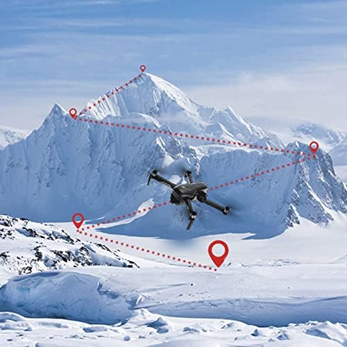 Drone de Gimbal de 3 eixos Yumoya para crianças com Toys Quadcopter de controle remoto de câmera dupla 4K com altitude