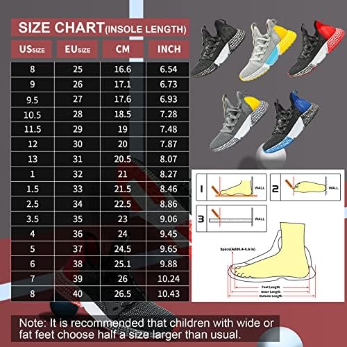 LittlePlum Boys Shoes Running Athletic Gym Shoes Girls Kids Running Sport Shoes Lightweight Breathable Sneakers
