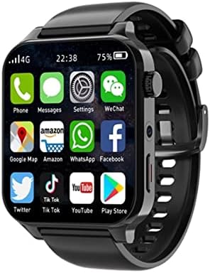 Balami 4G Internet Smart Watch Telefone 4GB 64GB Android 9,0 GPS 1,99; Tela câmera dupla google reproduza o smart sport smartwatch para homens
