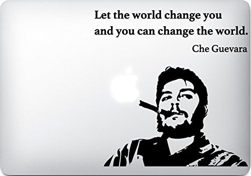 Wolfing MacBook adesivo de arte adesivo de pele Che Guevara Chegebara fumando Sigar Black 15 279