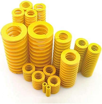 As molas de compressão são adequadas para a maioria dos reparos i 1pcs de carga amarela de carga leve pressão de compressão mola diâmetro externo 40 mm diâmetro interno de 20 mm 40-300mm
