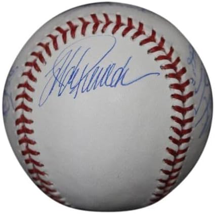 2009 New York Yankees Team assinou o World Series Baseball 9 Sigs Steiner 33929 - Bolalls autografados