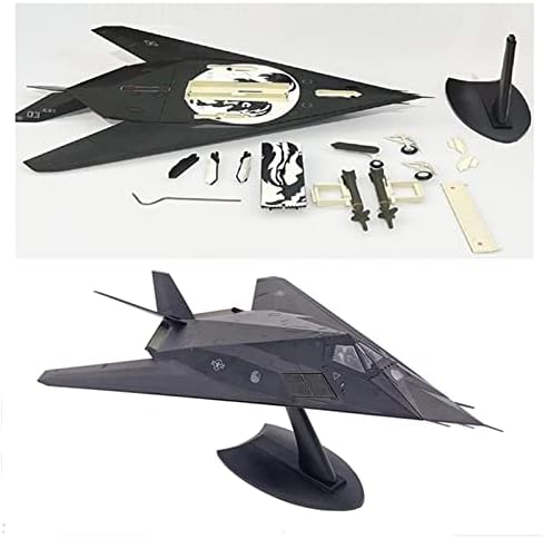 Liga natefemin F117 Nighthawk Aircraft Modelo de aeronave Modelo 1:72 Modelo de Exposição de Ciência da Simulação