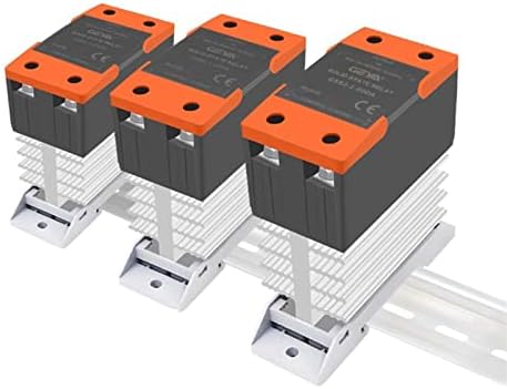 ILAME GSR2-1 SSR 10A 25A 40A 60A 80A 100A 120A DIN RAIL MONTADO DE RELA SOLIDE SSR SSR Fase com dissipador de calor DD AA