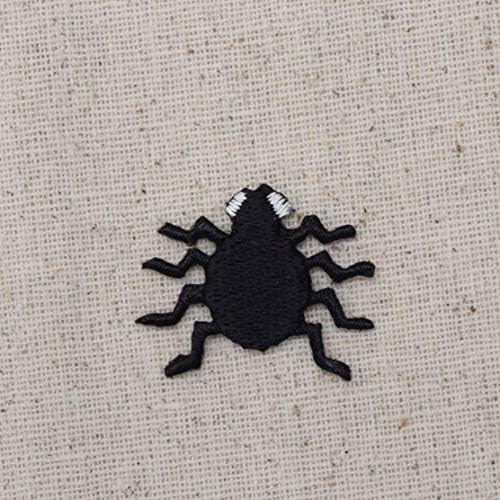Ferro bordado de insetos de Halloween Black Spider Bordado no patch