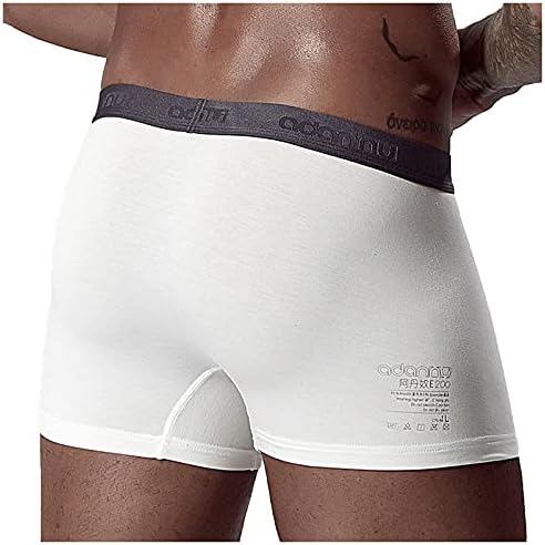 Mens Boxers Men Slim Slim Underpant Panties Solid Color Solid Boxer Briefas suaves Soft Briefs Sexy Men 3xl