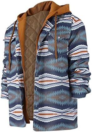 Jaquetas para homens camisa xadrez adicione veludo para manter jaqueta quente com casacos e jaquetas com capô e jaquetas