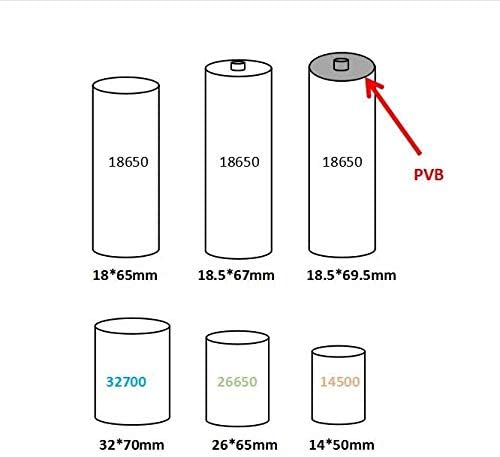 VOAS Bateria recarregável 16650 Bateria 3,7V 1600mAh para player de áudio Máquina de canto de ventilador pequeno lanterna brilhante-2pcs