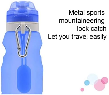 Paifa Sports-Water-Water-Bottles Silicone dobring Water Bottle, garrafa de água portátil de grande capacidade, garrafa de água