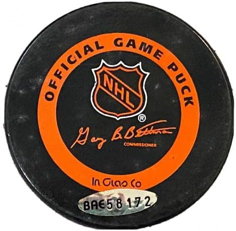 Wayne Gretzky assinou o St Louis Blues Puck Hologram Officer Oilograma Rangers - Autografado NHL Pucks