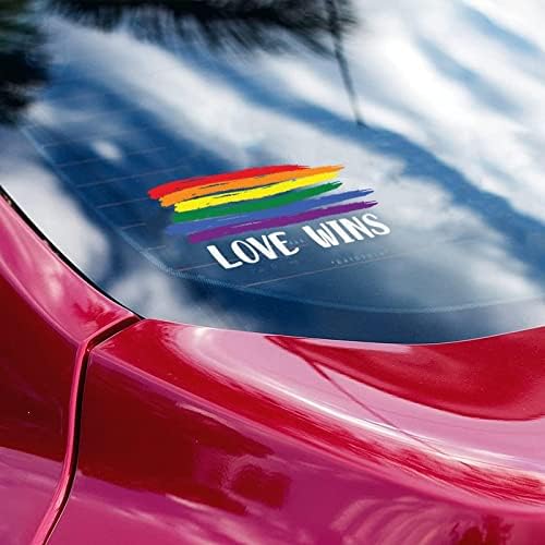 AMOR PEACE SIGNIONCO RAINBOW Decalques de carro LGBT Decalque Gay Pride Decal