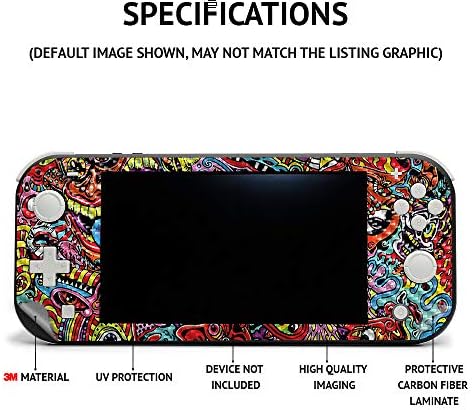 Mighty Skins Fibra de carbono Compatível com a pele com PS5 / PlayStation 5 Pacote de edição digital - Borgonha sólida | Acabamento