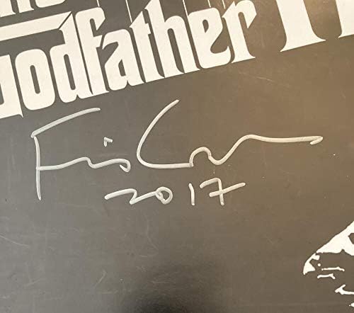 Francis Ford Coppola assinou o autógrafo padrinho da parte dois 27x40 pôster Beckett