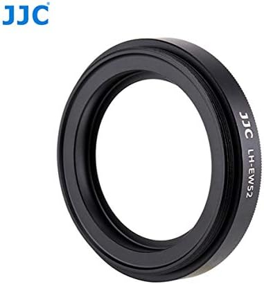 JJC LH-EW52 MOLE DE COMPENHO DE EFFERÇÃO DE METAL F1.8 Macro é lente STM, RF 35mm F1.8 Capuz da lente, capuz de metal para RF 35mm 1.8 Macro, EW52, Substituição de EW-52 Lens Hood