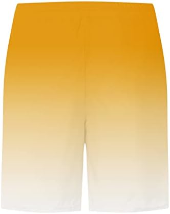 Mensual shorts casuais letra engraçada shorts de impressão elástica de cintura de praia de praia curta de praia curta
