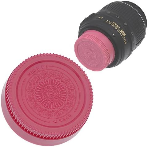 Cap de lentes traseiras do designer Fotodiox compatível com lentes de montagem Nikon F