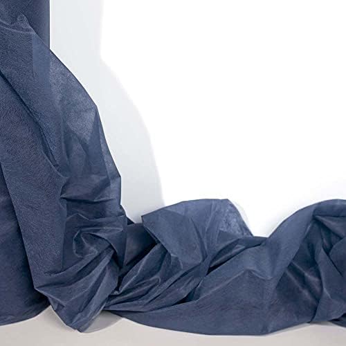 Anderson Blue Gossamer Wedding Decorating Fabric, 60 polegadas x 100 jardas, material retardista de chamas