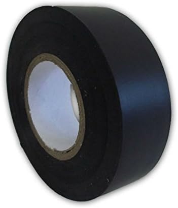 Trade-Mart 12 Rolls 19mm x 20m Black PVC Electrical Tape Pro isolante British Standard