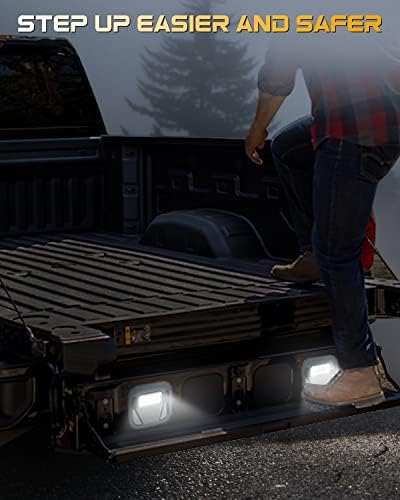 Luzes de caminhão LED de caminhão LED de porta traseira multiprulha Biftu compatível com GMC Sierra 1500 2500HD