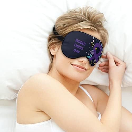 Máscara do dia do dia do dia do dia do lúpus da máscara do sono Sleep Sleep Sleep Sleep Eyeshade para Yoga Travel Night