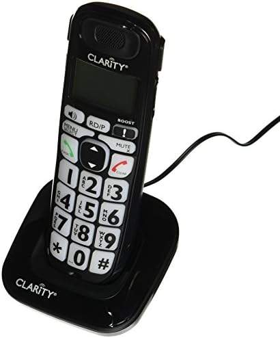 Clarity 52703p NA 1 Handline Lined Telefone, preto