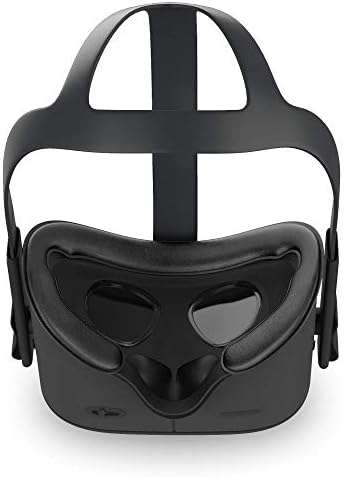 AMVR VR Interface facial Suporte e PU Substituição da almofada de espuma de couro PU e anti-Leakage Dariz Pad & Lens Protective