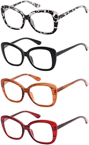 Eyekepper 4-Pack Chic Reading Glasses for Women grandes leitores +2,50