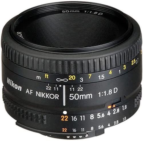 Nikon AF FX Nikkor 50mm f/1.8D lente para câmeras Nikon DSLR