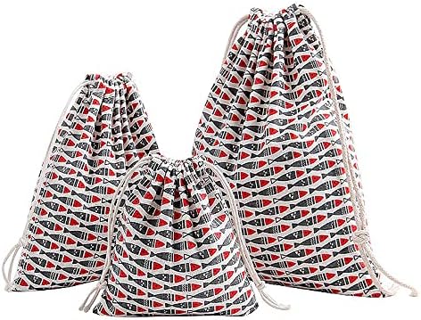Ruih Grey Peixes Double Drawstring bolsas bolsas de musselina sacos de sacos de saques de saqueta para joias favorecem doces