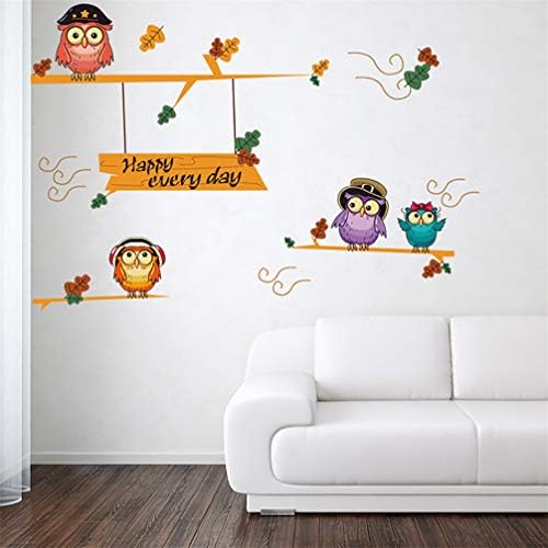 Cartoon de adesivos de parede Faracho fofo feliz todos os dias decalque de parede decoração removível decoração de PVC para