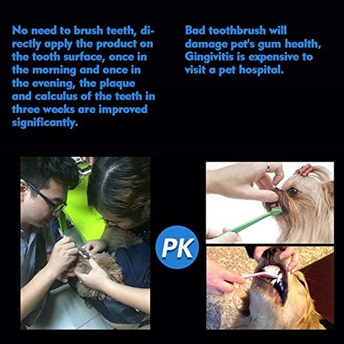 Kit de limpeza de dentes de animais de estimação FAJIA, caneta de branqueamento de dentes de cães/gatos para animais de