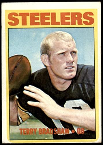 1972 Topps # 150 Terry Bradshaw Pittsburgh Steelers VG/Ex Steelers La Tech